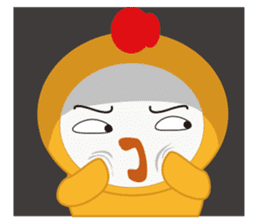 Yellow chick (A CHI LA) sticker #12096046