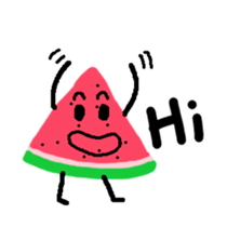 Take it easy Mr. Watermelon! sticker #12096126