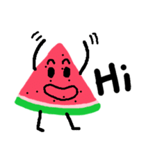 Take it easy Mr. Watermelon! sticker #12096126