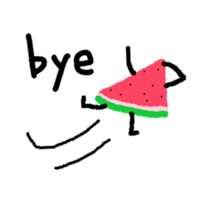 Take it easy Mr. Watermelon! sticker #12096128