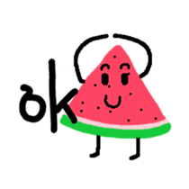 Take it easy Mr. Watermelon! sticker #12096130