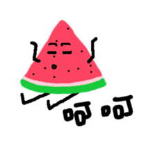 Take it easy Mr. Watermelon! sticker #12096148