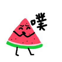 Take it easy Mr. Watermelon! sticker #12096150