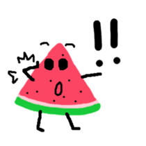 Take it easy Mr. Watermelon! sticker #12096151