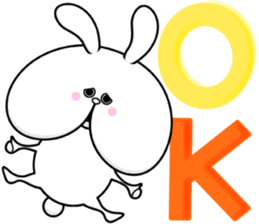 Cheeks of the rabbit sticker #12096448