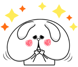 Cheeks of the rabbit sticker #12096461