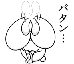 Cheeks of the rabbit sticker #12096472