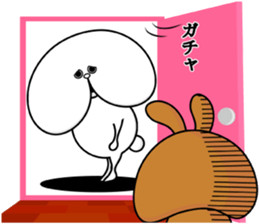 Cheeks of the rabbit sticker #12096479