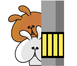 Cheeks of the rabbit sticker #12096484