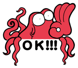 Octopus (TAKO) sticker sticker #12096978