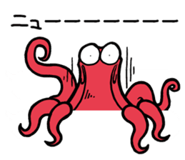 Octopus (TAKO) sticker sticker #12096996
