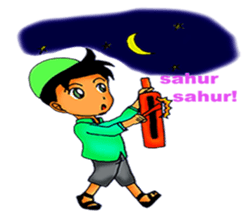 Mas Akhi The Happy Moslem sticker #12097287