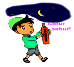 Mas Akhi The Happy Moslem sticker #12097287