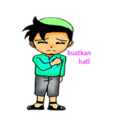 Mas Akhi The Happy Moslem sticker #12097289