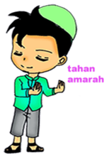 Mas Akhi The Happy Moslem sticker #12097293