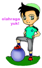 Mas Akhi The Happy Moslem sticker #12097294