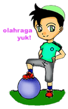 Mas Akhi The Happy Moslem sticker #12097294