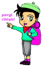 Mas Akhi The Happy Moslem sticker #12097296