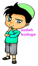 Mas Akhi The Happy Moslem sticker #12097299