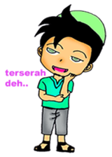 Mas Akhi The Happy Moslem sticker #12097300