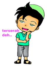 Mas Akhi The Happy Moslem sticker #12097300