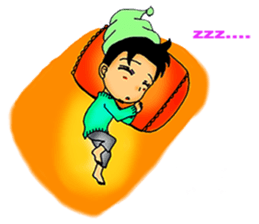 Mas Akhi The Happy Moslem sticker #12097304