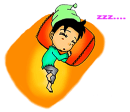 Mas Akhi The Happy Moslem sticker #12097304