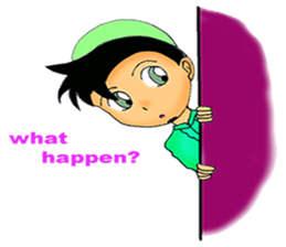 Mas Akhi The Happy Moslem sticker #12097306