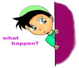 Mas Akhi The Happy Moslem sticker #12097306