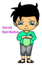 Mas Akhi The Happy Moslem sticker #12097309