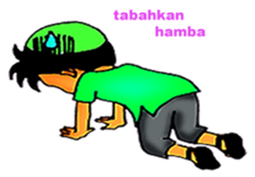 Mas Akhi The Happy Moslem sticker #12097310