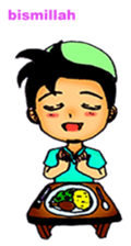Mas Akhi The Happy Moslem sticker #12097317