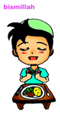 Mas Akhi The Happy Moslem sticker #12097317