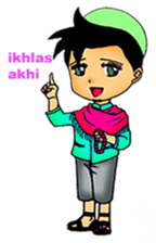 Mas Akhi The Happy Moslem sticker #12097318