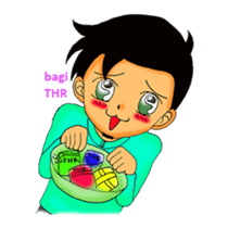 Mas Akhi The Happy Moslem sticker #12097319