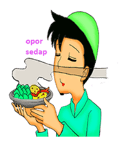 Mas Akhi The Happy Moslem sticker #12097320