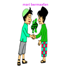 Mas Akhi The Happy Moslem sticker #12097321