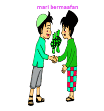 Mas Akhi The Happy Moslem sticker #12097321