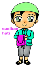 Mas Akhi The Happy Moslem sticker #12097322