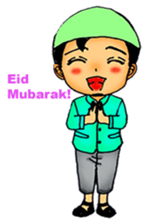 Mas Akhi The Happy Moslem sticker #12097324