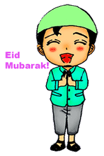 Mas Akhi The Happy Moslem sticker #12097324
