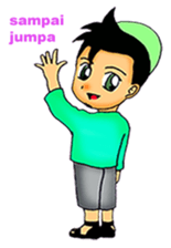 Mas Akhi The Happy Moslem sticker #12097325