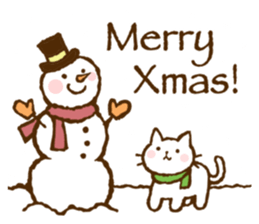 Nice and cute kitty 3 (shironeko) sticker #12097480