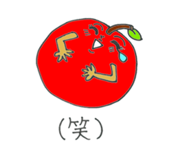 story of the apple of Sakichi and Umeko sticker #12098980