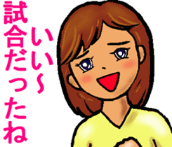 Mother of the baseball club3 sticker #12100135