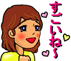 Mother of the baseball club3 sticker #12100139