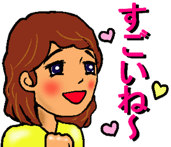 Mother of the baseball club3 sticker #12100139