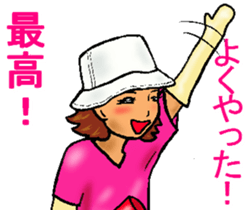 Mother of the baseball club3 sticker #12100144