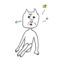 a strange cat Tokio sticker #12100288