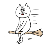 a strange cat Tokio sticker #12100313